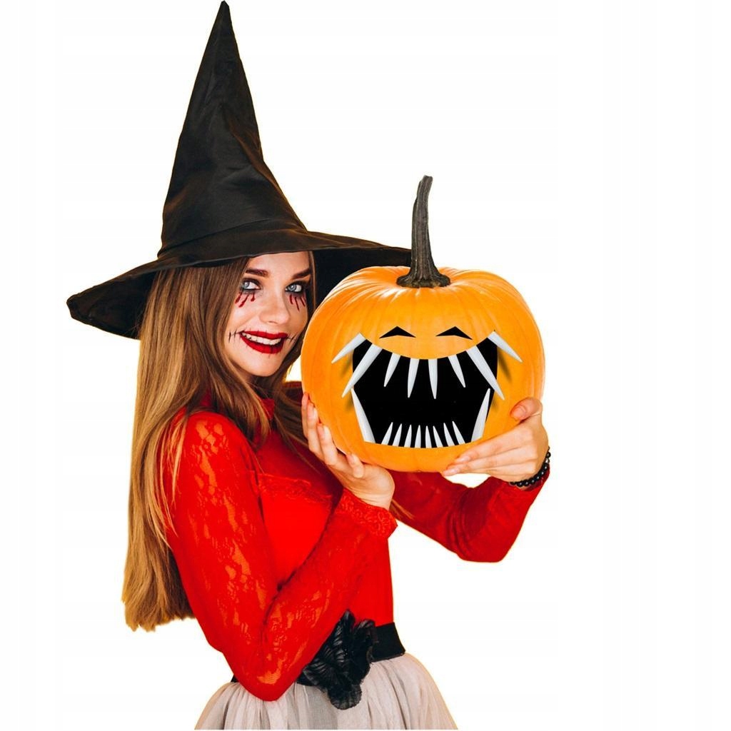 HALLOWEENOWE ZĘBY DO DYNI 18SZT