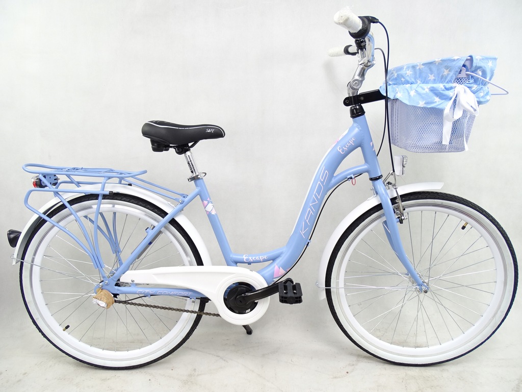 Rower na komunie Kands ESCAPE s17'' 26 błękitny 12200565277 oficjalne archiwum Allegro