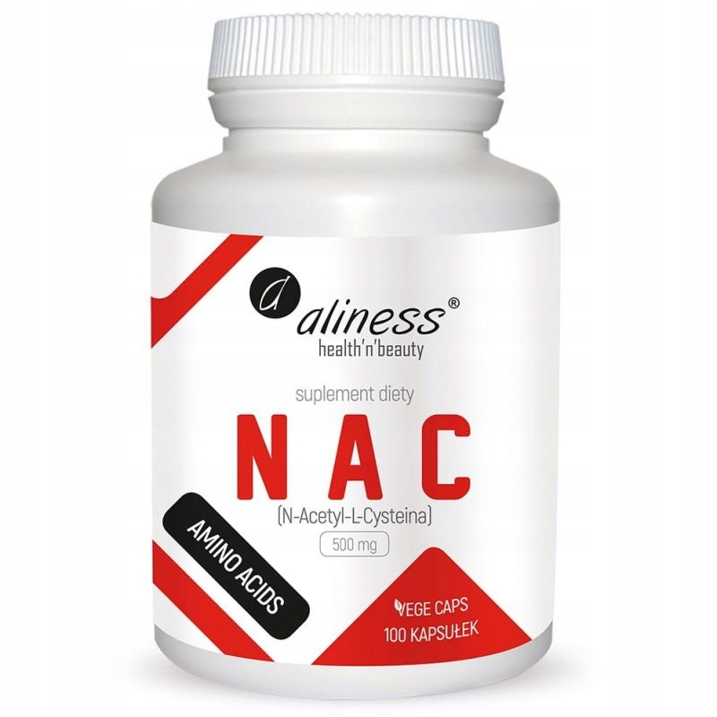 NAC - N-acetylo-L-cysteina 500 mg (100 kaps.)