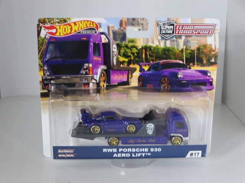 ミニカー HOTWEELS TEAM TRANSPORT RWB PORSCHE 930 Premium Car Team Transport - Car Culture (#17 - RWB Porsche