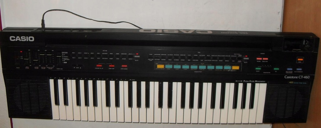 CASIO CASIOTONE CT 460 MIDI IN OUT 49 KLAWISZY 9240039741 oficjalne archiwum Allegro