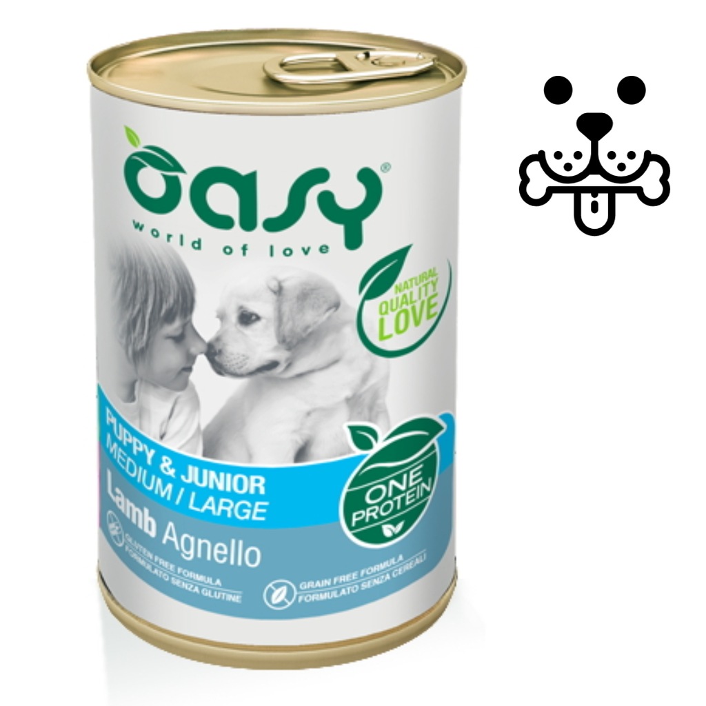 Karma mokra Oasy Puppy Junior 400g jagnięcina