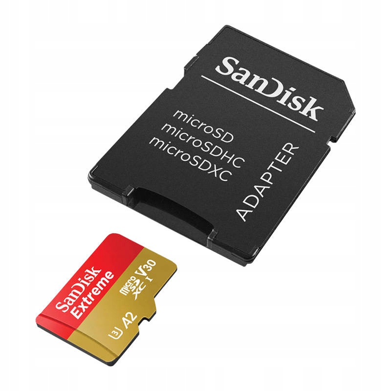 SUPER JAKOŚĆ KARTA MICRO SD SANDISK EXTREME 128GB