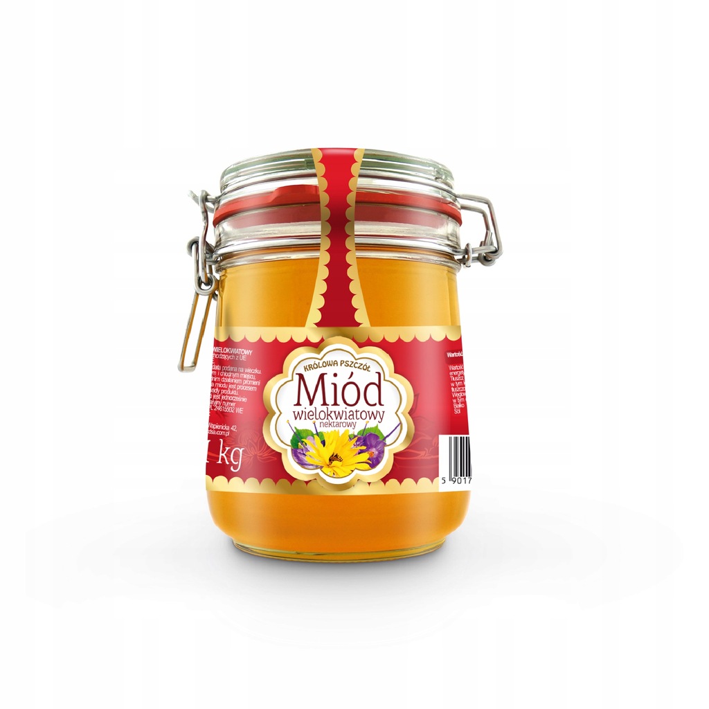 Miód nektarowy wielokwiatowy 1 kg