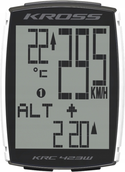 LICZNIK ATS BEZPRZEWODOWY KRC423W KROSS 2 KOŁA