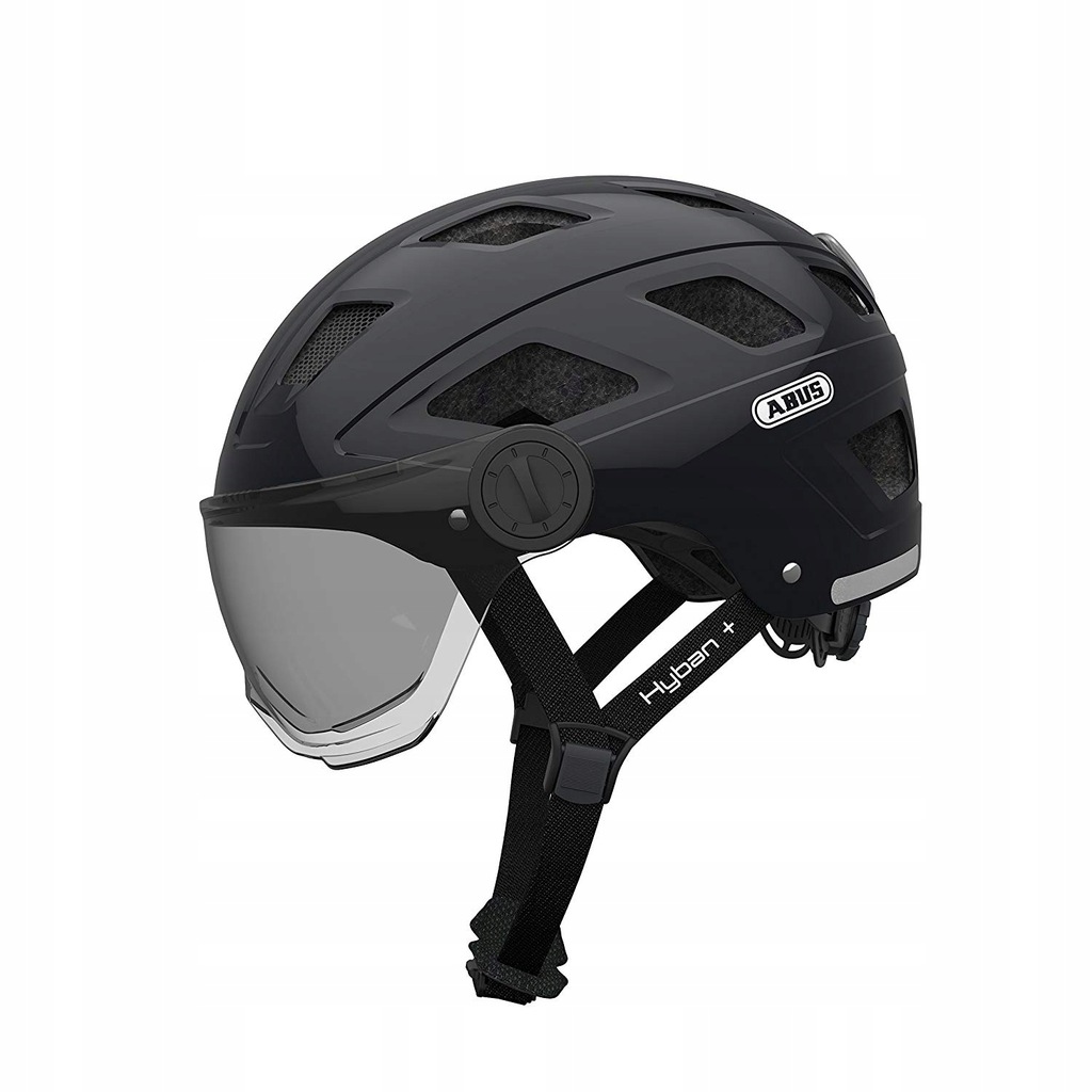 Kask rowerowy Abus Hyban + Smoke Visior L 56-63 cm