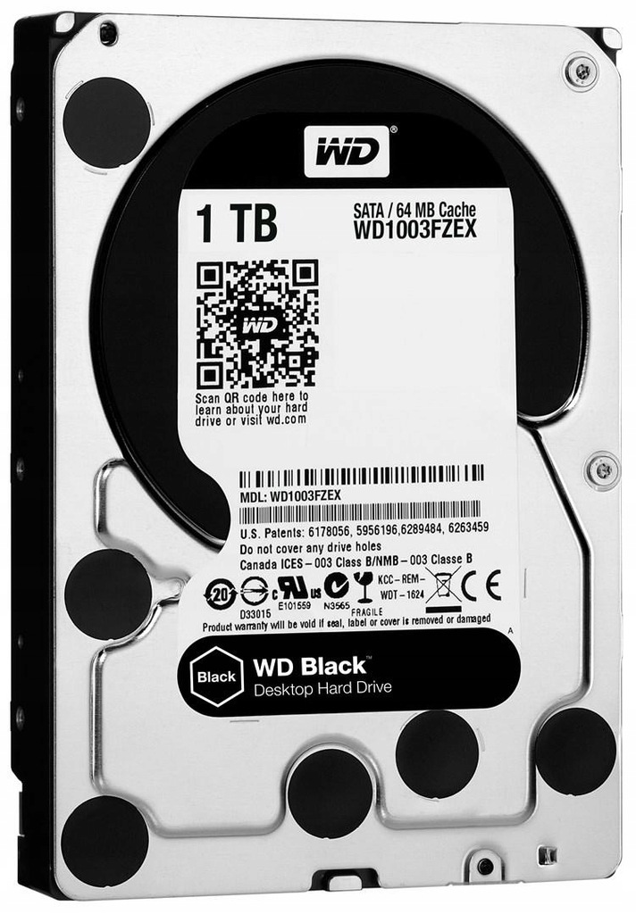 Dysk HDD WD Black WD1003FZEX 1 TB 3.5'' 64 MB 7200 obr/min