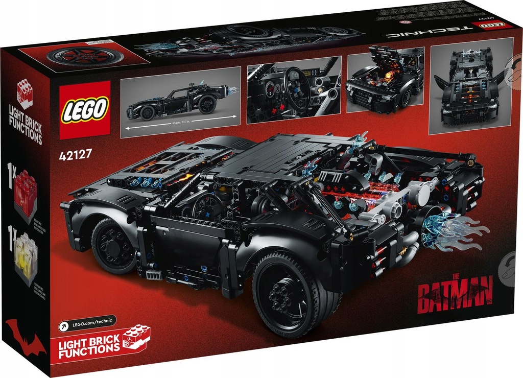 Купить LEGO TECHNIC 42127 БЭТМЕН — БАТМОБИЛЬ: отзывы, фото, характеристики в интерне-магазине Aredi.ru