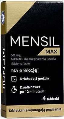 Mensil Max, 0,05g, 4 tabletki, POTENCJA