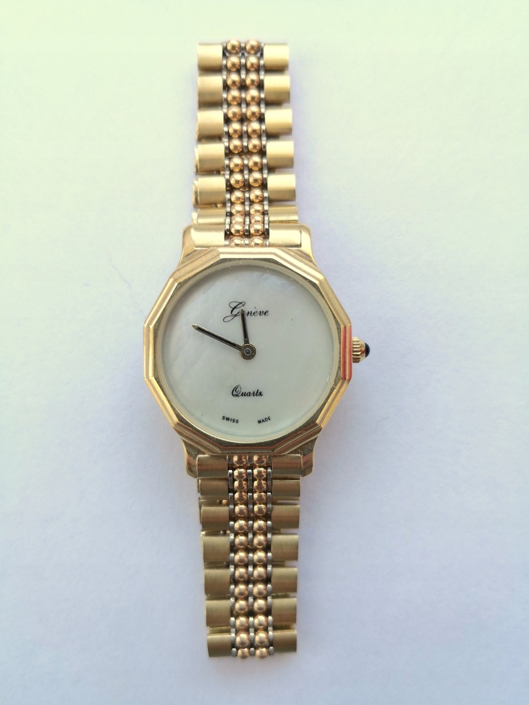 złoty zegarek Geneve