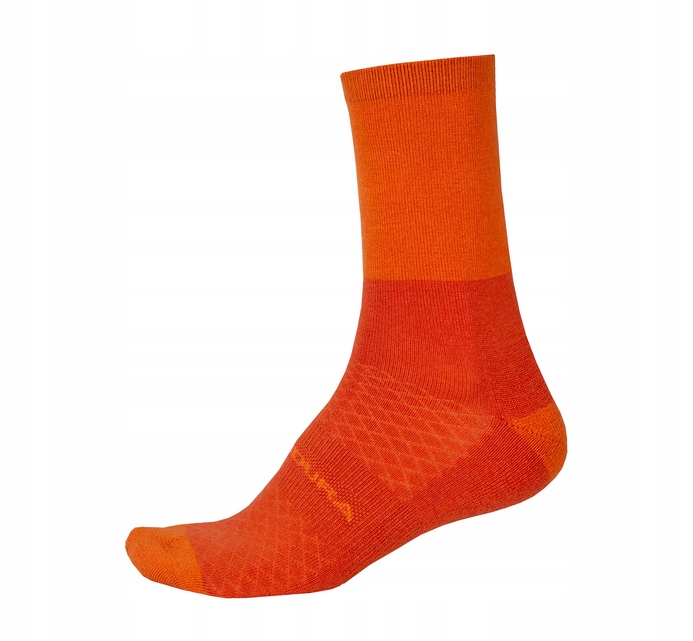 Skarpety rowerowe Endura BaaBaa Merino Winter Socks Orange - S/M