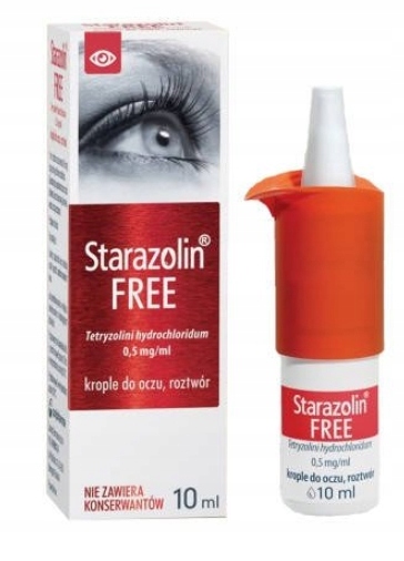 Starazolin Free 0,5 mg/l, krople do oczu, 10 ml
