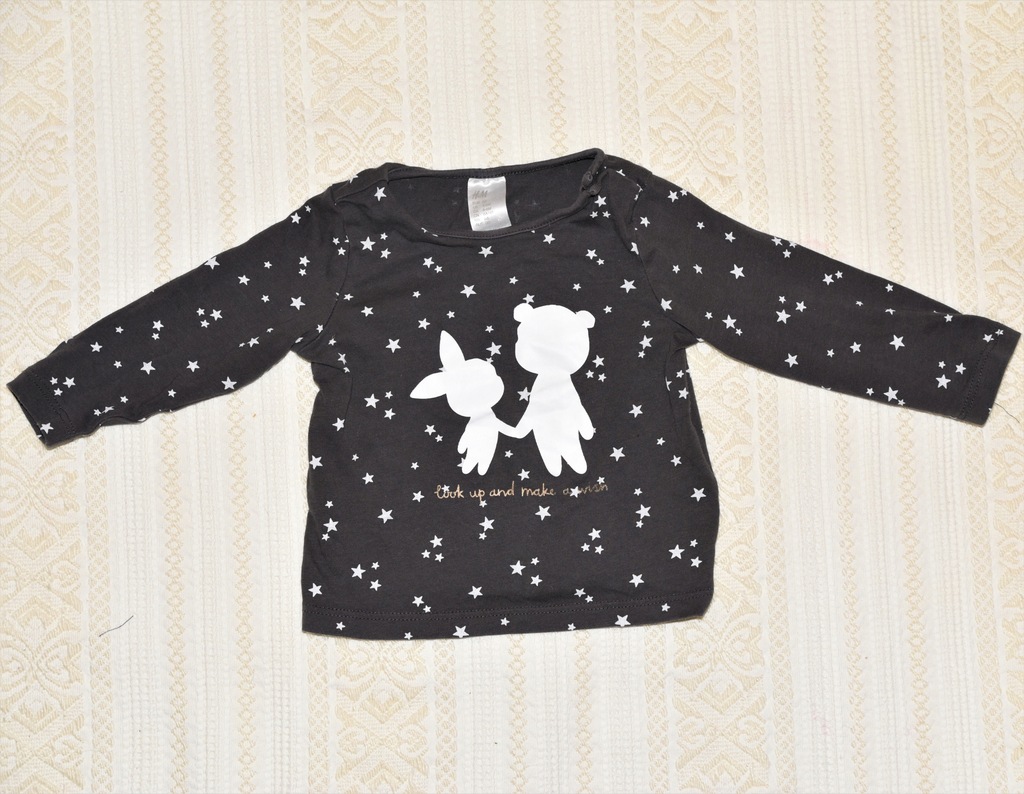 H&M BLUZKA GWIAZDKI 4-6M 68