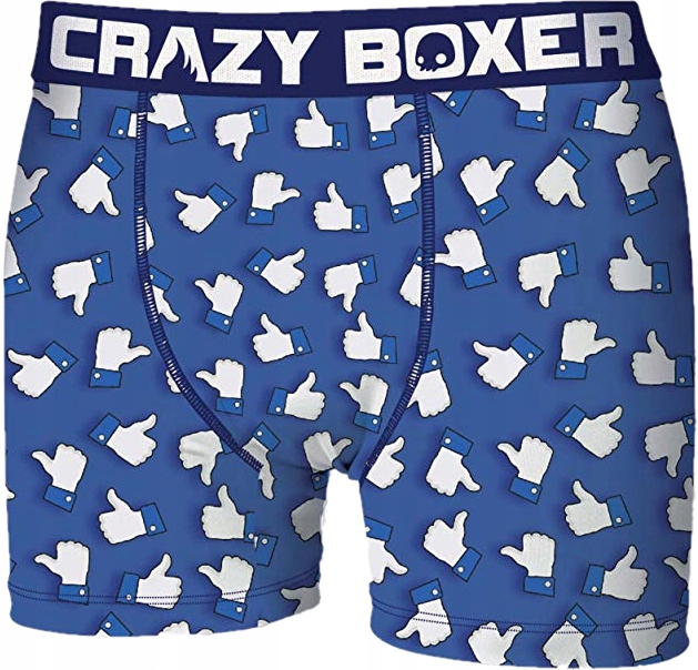 B_M CrazyBoxer smieszne bokserki męskie fb r-L