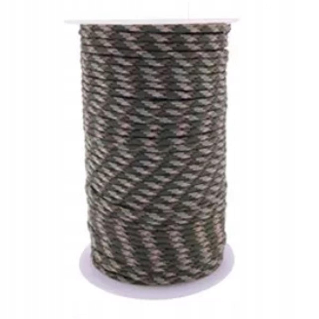 LINKA PARACORD CAMO MG WOODLAND 4MM 100M