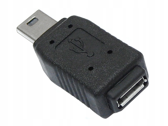 Adapter USB2.0 HighSpeed 480Mb/s miniB/wt-mikroB/g