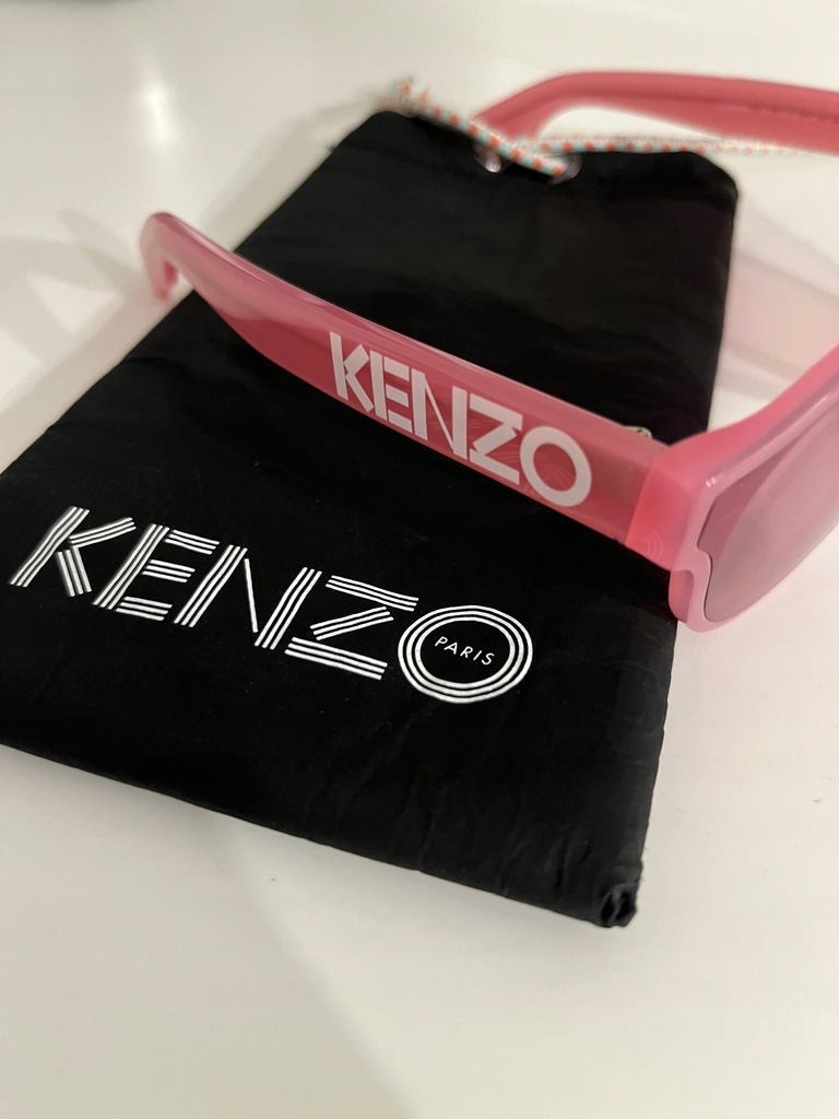 KENZO różowe pink okulary PRZECIWSŁONECZNE