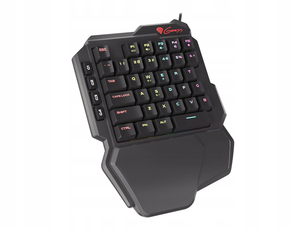 NATEC Genesis gaming keyboard Thor 100 keypad RGB backlight