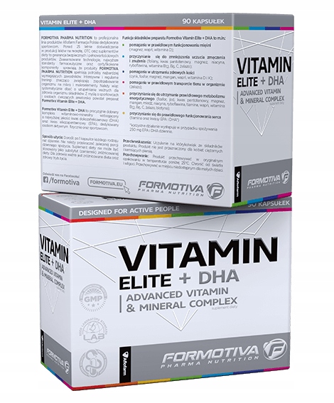 Formotiva Vitamin Elite DHA 90 kaps.