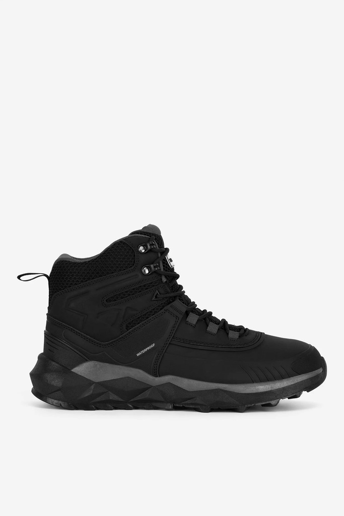 HUNTER Obuwie trekkingowe EVERGREEN GEO SNOW HIKER WP czarny