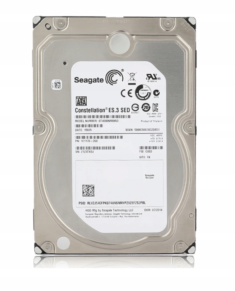Купить Жесткий диск SEAGATE 4 ТБ SATA 3, 7200 об/мин, жесткий диск 4000 ГБ: отзывы, фото, характеристики в интерне-магазине Aredi.ru