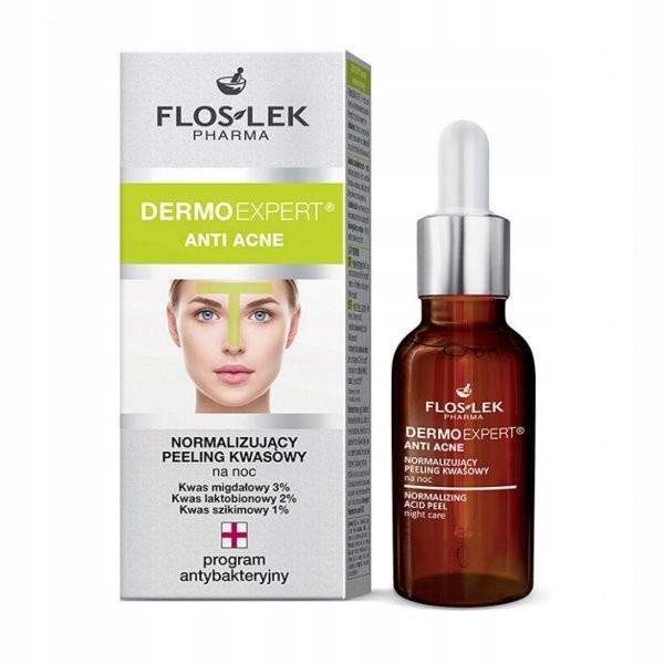 FLOSLEK PEELING DO TWARZY KWAS NORMALIZUJĄCY 30ML