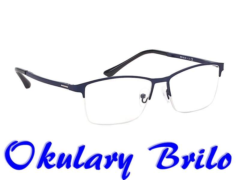 BRILO OKULARY DO CZYTANIA +1,00 granat Re162