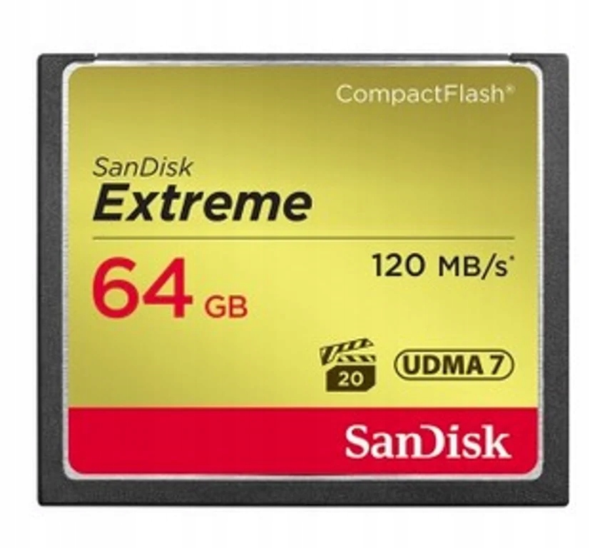 SanDisk CF Extreme 64GB Karta pamięci CompactFlash