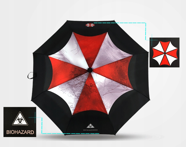Duży parasol korporacji UMBRELLA Resident Evil - 7733406259
