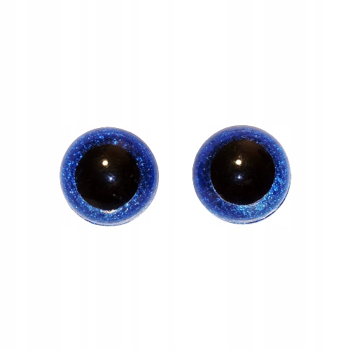 2x Safety eyes bezpieczne oczka brokat 18mm B9