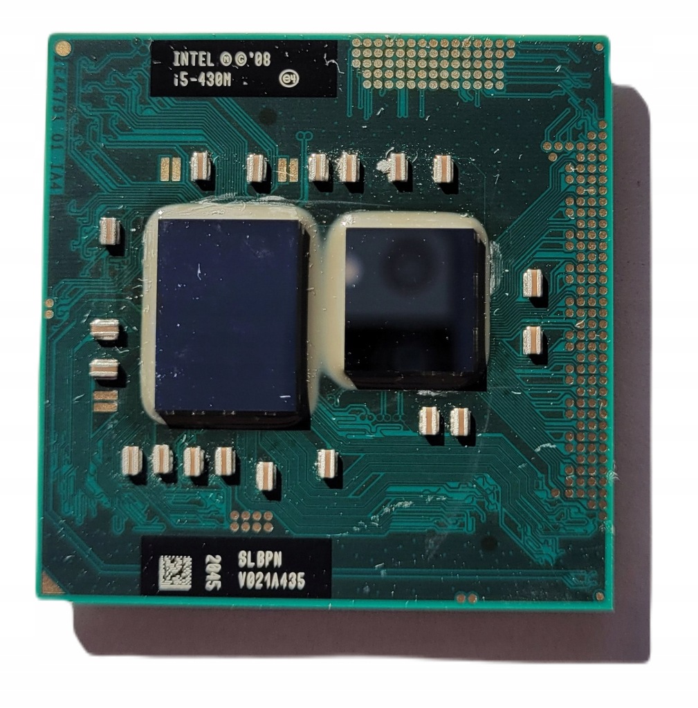 Procesor Intel i5-430M 2,267GHz SLBPN Turbo 2,5GHz
