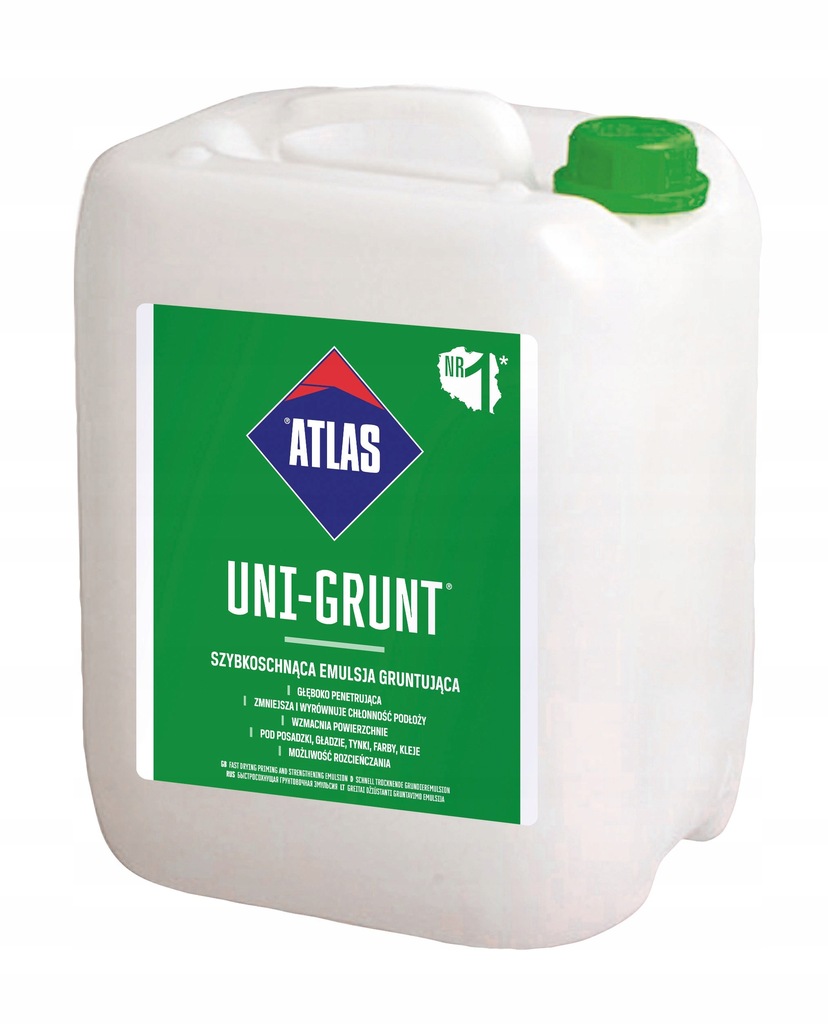 Emulsja gruntująca Atlas Uni-Grunt 10 kg