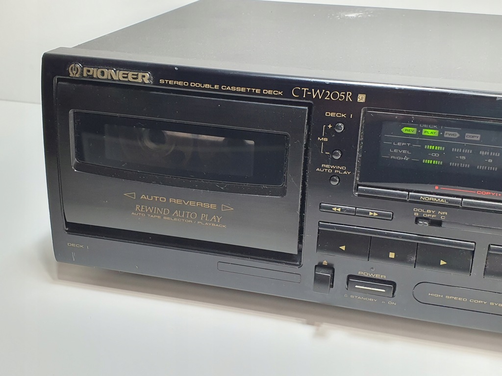 Pioneer CT W205R dwukasetowy tape deck 9218233537