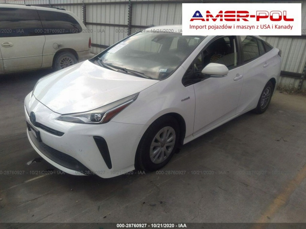 Toyota Prius L 2019 1 8l Uszkodzony Tyl 9997916545 Oficjalne Archiwum Allegro