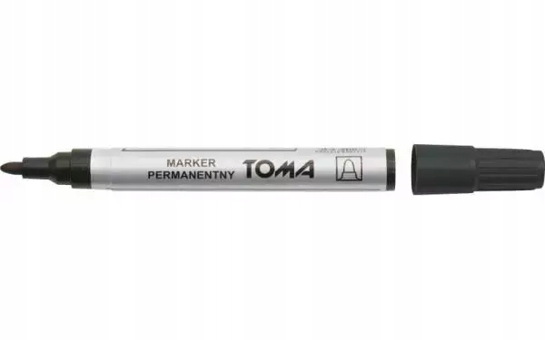 MARKER PERMANENTNY OKRĄGŁY CZARNY