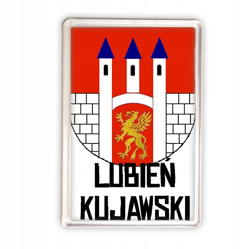 magnes akrylowy herb Lubień Kujawski