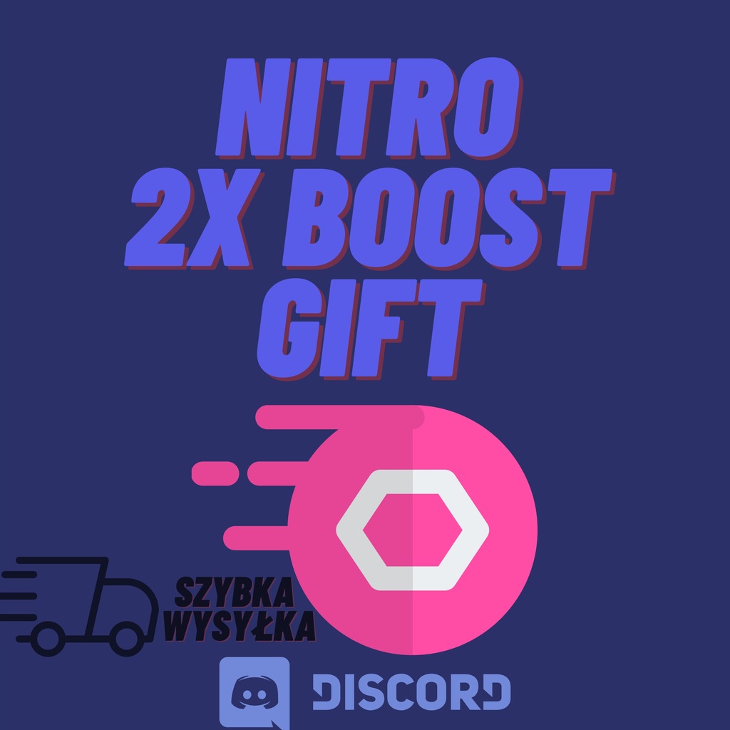 ZESTAW 3x Discord Nitro + 2 Boosty / GIFT / MSC