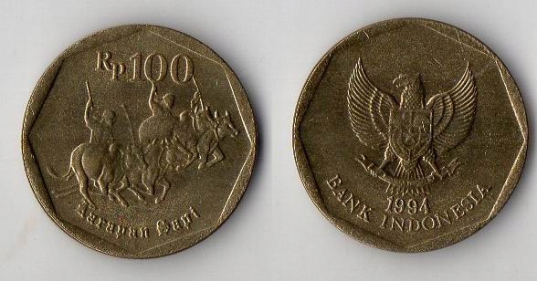 INDONEZJA 1994 100 RUPIAH