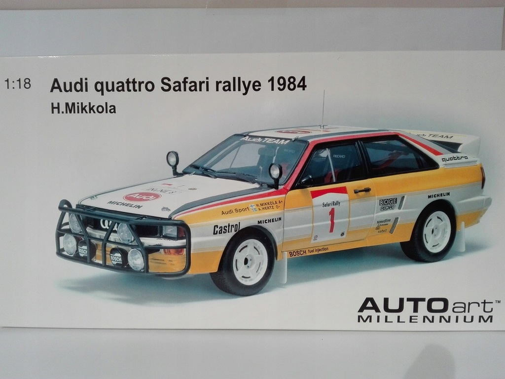 ミニカー AUTOart Audi quattro Safari rallye 1984 ミニカー AUTOart Audi quattro Safari rallye 1984 Autoart 1