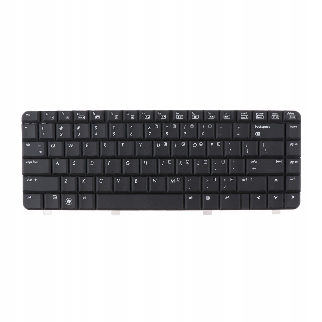 Jednoczęściową klawiaturę do laptopa Black US