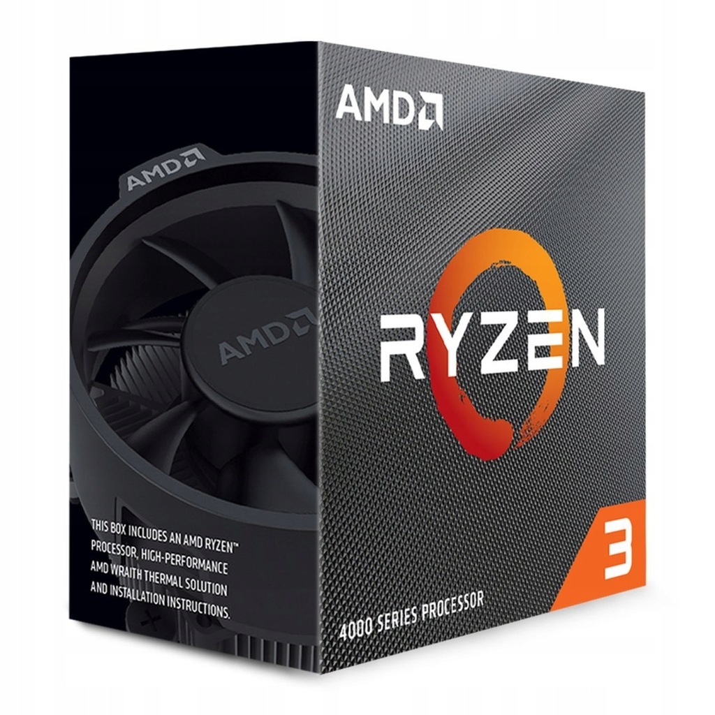 AMD | Ryzen 3 4100 | 3.8 GHz | AM4 | Processor threads 8 | AMD | Processor