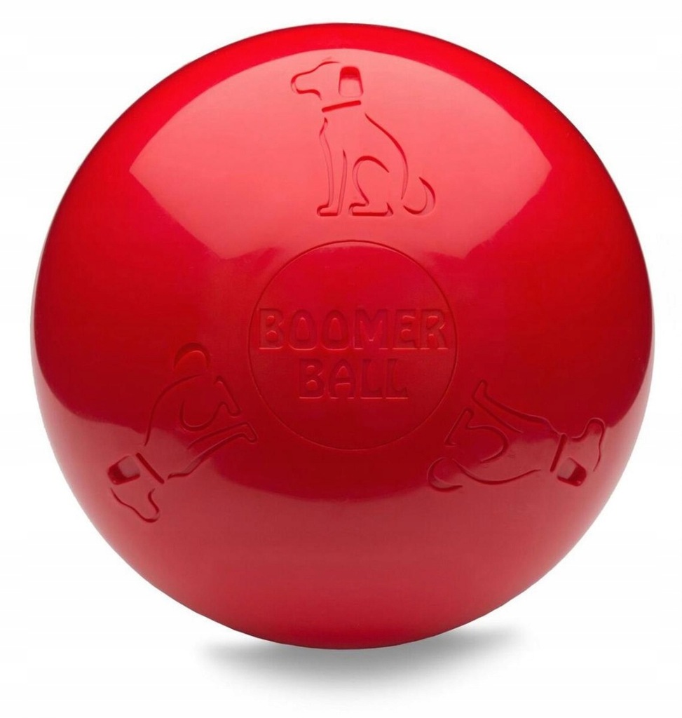 BOOMER BALL XL - 10" 25cm CZERWONA