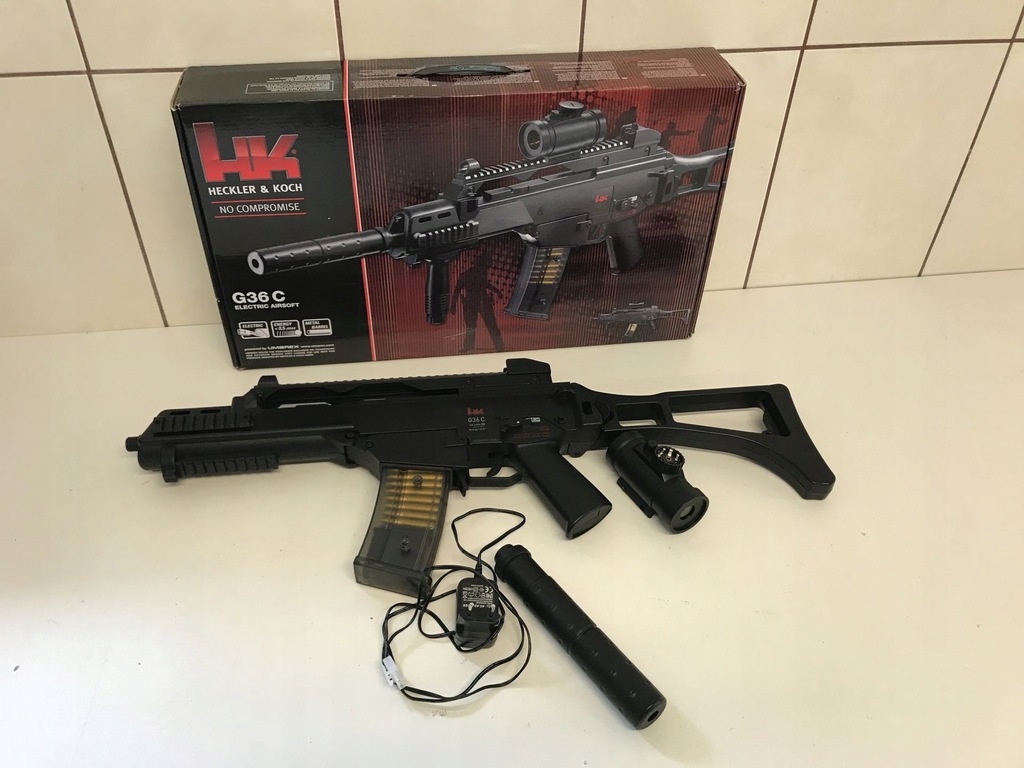 Pistolet HECKLER & KOCH Airsoft Rifle Electric 13670074839 oficjalne archiwum Allegro