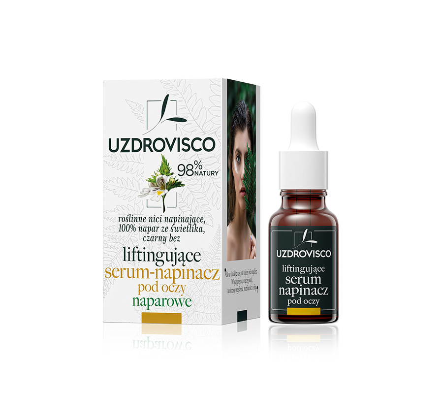 Uzdrovisco Liftingujące serum napinacz pod oczy naparowe 15ml