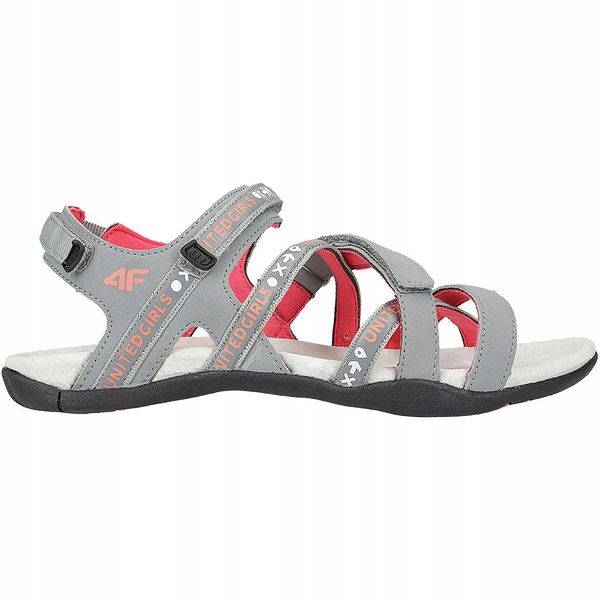 Sandały dziewczęce 4F HJL20 JSAD001 szare 36