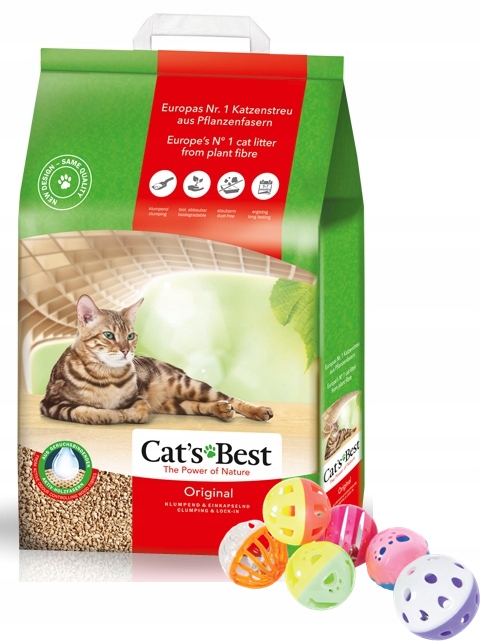 JRS Cat's Best Eco Eko Plus Żwirek Drewniany 20L