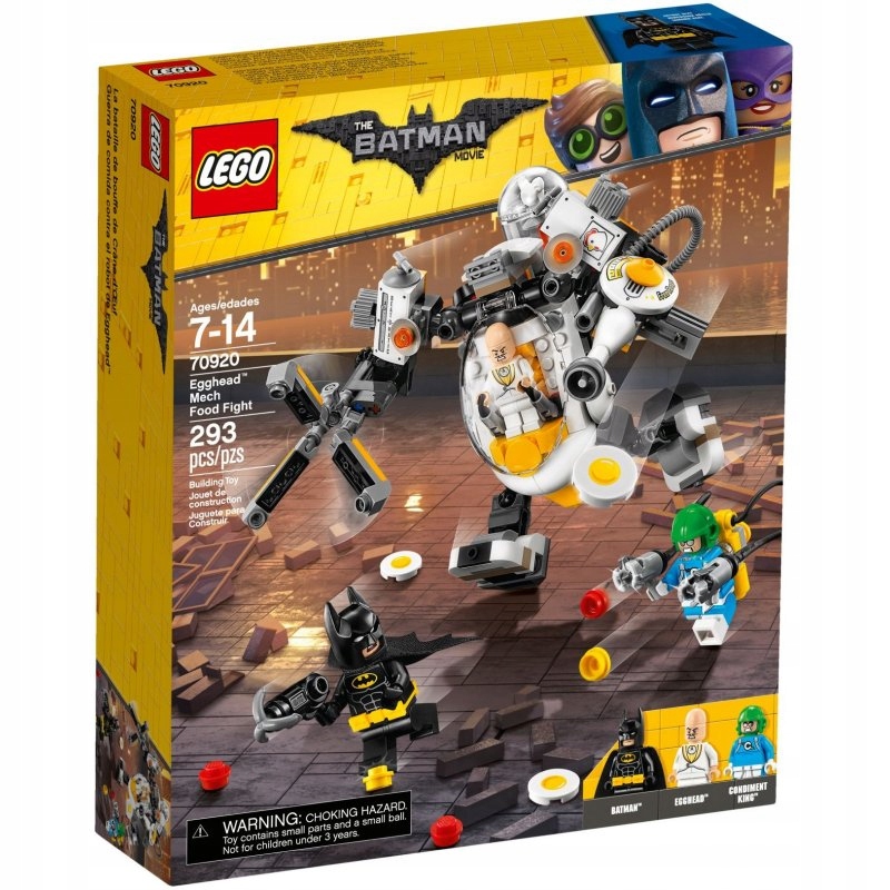 LEGO 70920 BATMAN MECH EGGHEDA I BITWA NA JEDZENIE