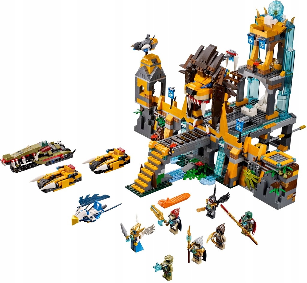 - LEGO Chima 70010: Lion CHI Temple Świątynia 100%