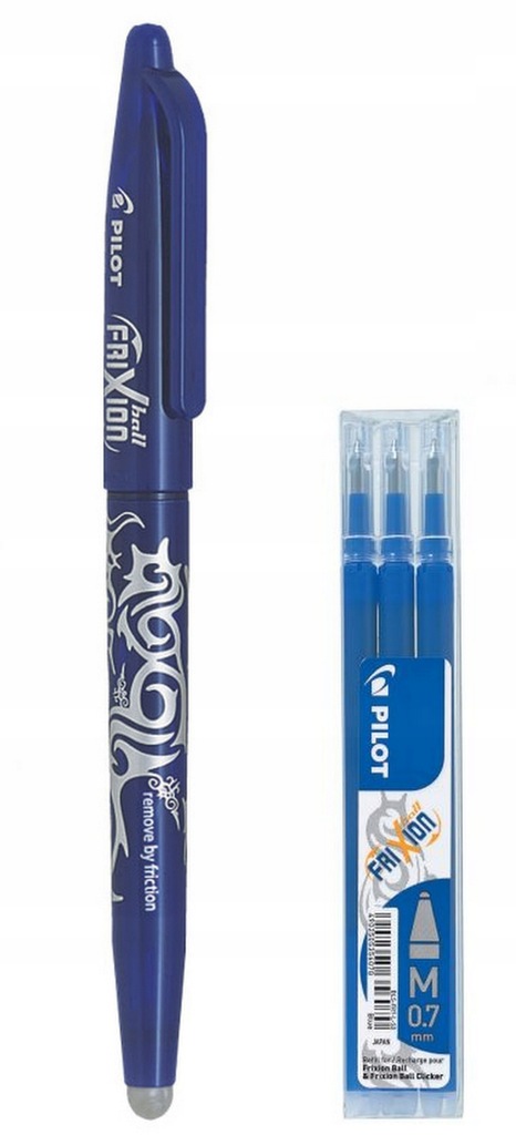 Pióro Długopis Frixion wymazywalne 0,7 + wkłady