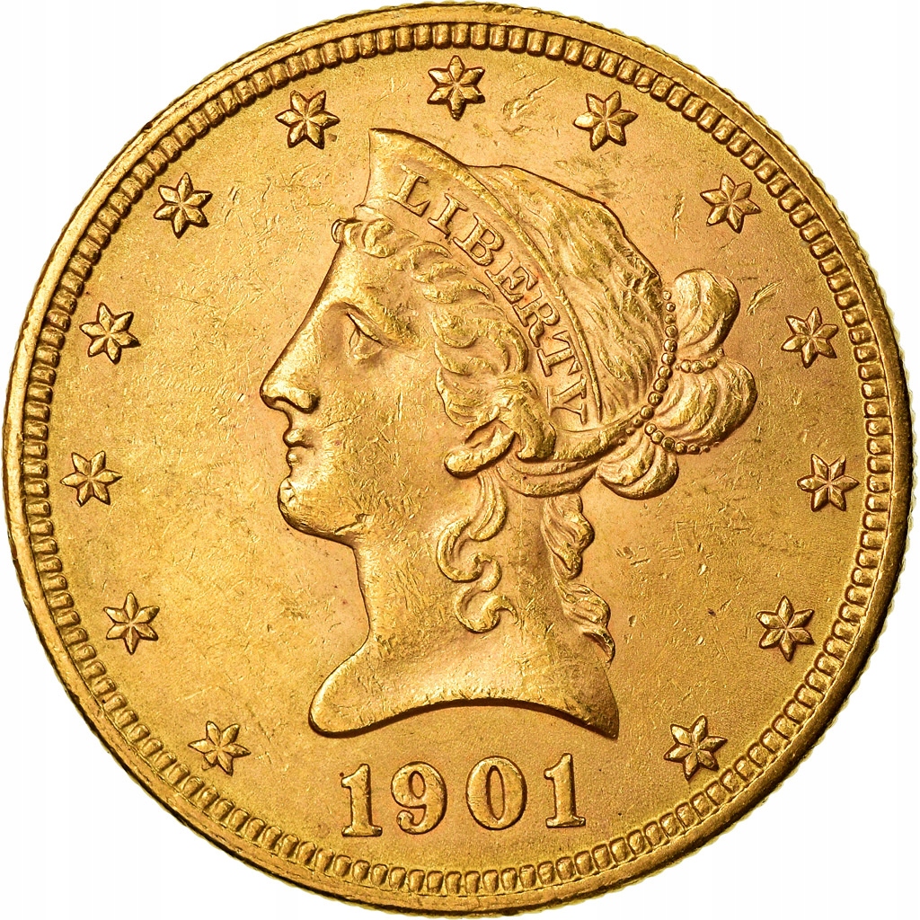 Moneta, USA, Coronet Head, $10, Eagle, 1901, Phila